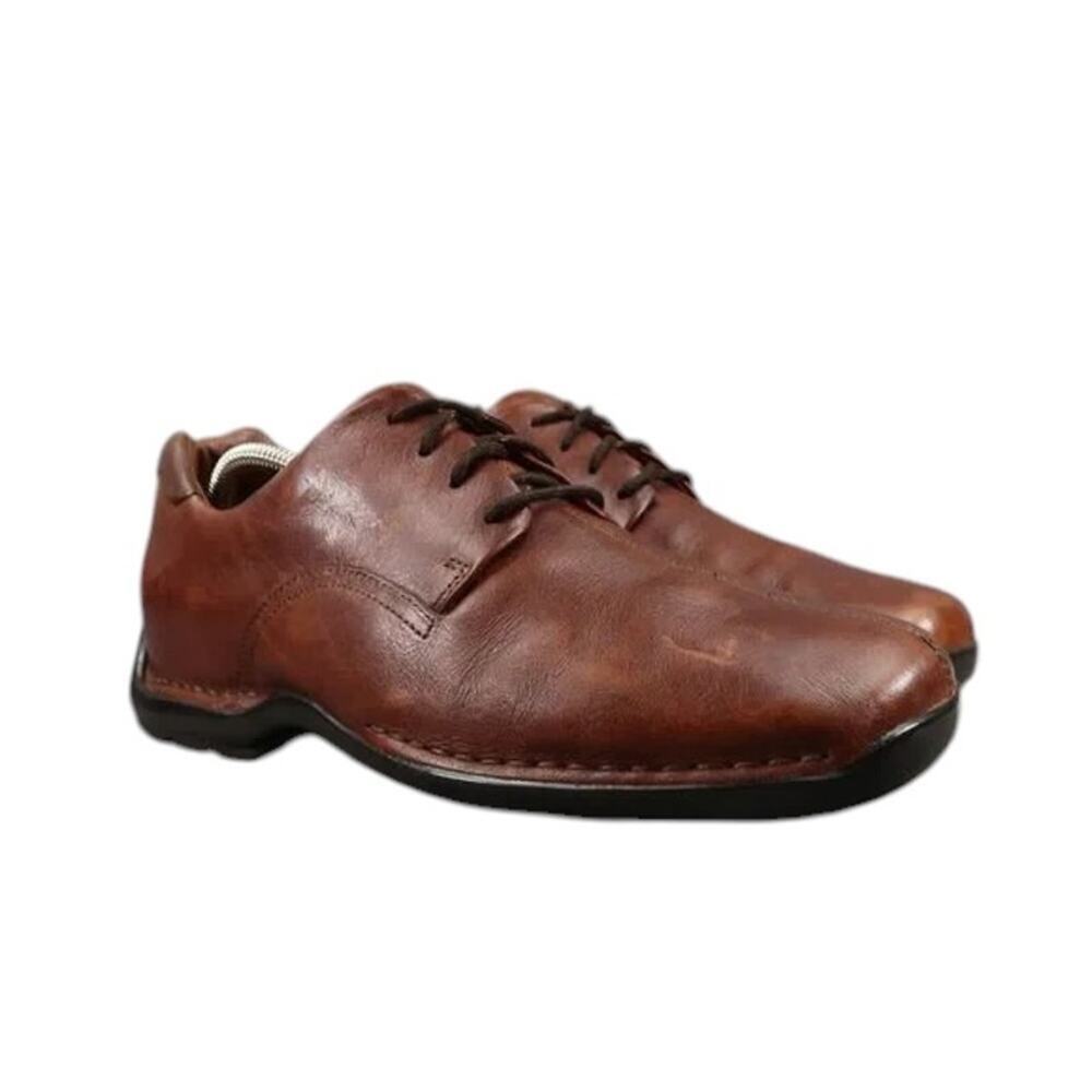 Cole Haan Shoes Men 9 Derby Oxford Classic Leather Lace Up Brown Beckett Comfort